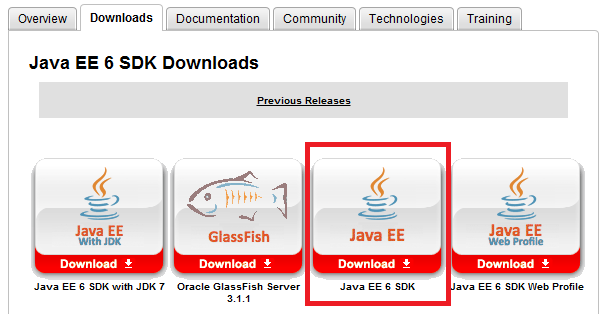 JavaEE6SDK download link