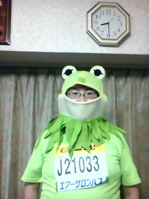 Yukio Saitoh's Kermit the frog in Osaka