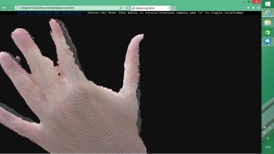 三角メッシュ描画。面精度向上にどう繋げるか、今後の課題。