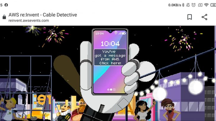 [aws] re:Invent 2020 Cable Detective 体験（完了）。