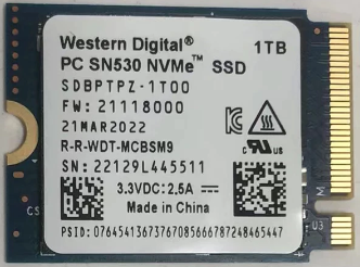 WD SN530 2230